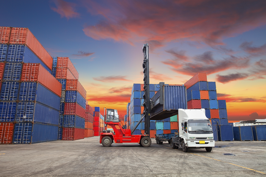 Containers In The Port